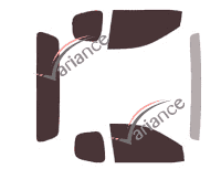 Nissan Navara Tinted Film Kit (4) NP300 2-door Pick-up (2015 - 2022) Nissan Navara Tinted Film Kit (4) NP300 2-door Pick-up (2015 - 2022)