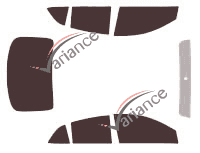 Nissan Versa Tinted Film Kit (2) 4-door sedan (2012 - 2019) Nissan Versa Tinted Film Kit (2) 4-door sedan (2012 - 2019)