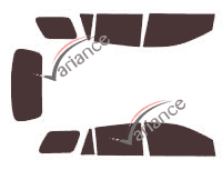 Mitsubishi Lancer (8) Cargo Estate 5-door tinted film kit (2007 - 2017) Mitsubishi Lancer (8) Cargo Estate 5-door tinted film kit (2007 - 2017)