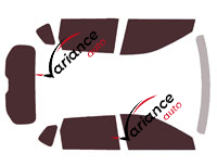 Nissan X-Trail (4) 5-door tinted film kit (since 2022) Nissan X-Trail (4) 5-door tinted film kit (since 2022)