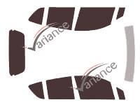 Tinted film kit Opel Agila (B) 5-door (2008 - 2015) Tinted film kit Opel Agila (B) 5-door (2008 - 2015)