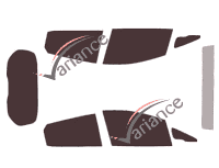 Opel Ampera-e (1) 5-door (2017 - 2021) tinted film kit Opel Ampera-e (1) 5-door (2017 - 2021) tinted film kit