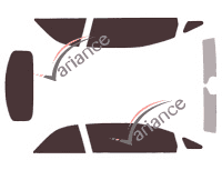 Opel cascada Cabriolet 2 door tinted film kit (2013 - 2019) Opel cascada Cabriolet 2 door tinted film kit (2013 - 2019)