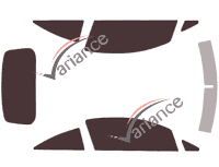 Opel Corsa (E) 3-door tinted film kit (2014 - 2019) Opel Corsa (E) 3-door tinted film kit (2014 - 2019)