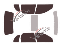 Tinted film kit Opel Corsa (B) 5-door (1993 - 2000) Tinted film kit Opel Corsa (B) 5-door (1993 - 2000)