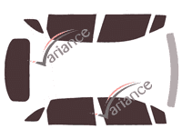 Opel Crossland X 5-door tinted film kit (2017 - 2024) Opel Crossland X 5-door tinted film kit (2017 - 2024)