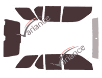 Kit film teinté Opel Frontera (B) 5 portes (1998 - 2005) Kit film teinté Opel Frontera (B) 5 portes (1998 - 2005)
