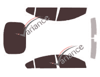 Opel Insignia (A) 5-door (2008 - 2017) tinted film kit Opel Insignia (A) 5-door (2008 - 2017) tinted film kit