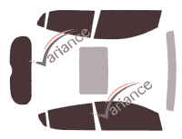 Tinted film kit Opel Karl (1) 5-door (2015 - 2020) Tinted film kit Opel Karl (1) 5-door (2015 - 2020)