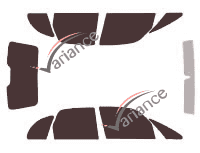 Tinted film kit Opel Meriva (A) 5-door (2003 - 2010) Tinted film kit Opel Meriva (A) 5-door (2003 - 2010)