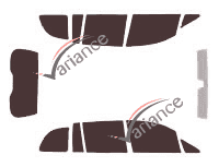 Tinted film kit Opel Zafira (A) 5 doors (1999 - 2005) Tinted film kit Opel Zafira (A) 5 doors (1999 - 2005)