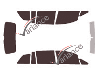 Tinted film kit Opel Zafira (B) 5-door (2005 - 2015) Tinted film kit Opel Zafira (B) 5-door (2005 - 2015)