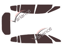 Tinted film kit Opel Zafira (C) Tourer 5-door (2011 - 2019) Tinted film kit Opel Zafira (C) Tourer 5-door (2011 - 2019)