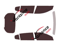 Peugeot 408 (1) 5-door tinted film kit (since 2023) Peugeot 408 (1) 5-door tinted film kit (since 2023)