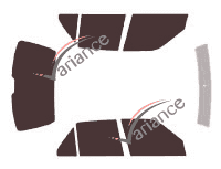 Peugeot 106 (fase 2) 5 porte kit pellicola colorata (1996 - 2003) Peugeot 106 (fase 2) 5 porte kit pellicola colorata (1996 - 2003)