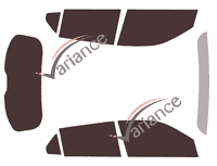 Tinted film kit Peugeot 2008 (2) 5 doors (since 2020) Tinted film kit Peugeot 2008 (2) 5 doors (since 2020)