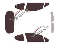 Peugeot tinted film kit 207 3 doors (2006 - 2012) Peugeot tinted film kit 207 3 doors (2006 - 2012)