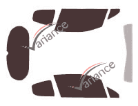 Kit film teinté Peugeot 208 (1) 3 portes (2012 - 2020) Kit film teinté Peugeot 208 (1) 3 portes (2012 - 2020)