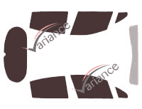 Kit film teinté Peugeot 208 (1) 5 portes (2012 - 2019) Kit film teinté Peugeot 208 (1) 5 portes (2012 - 2019)