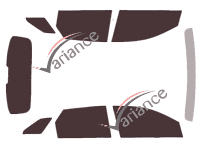 Peugeot 3008 (2) 5 porte (dal 2017) kit pellicola colorata Peugeot 3008 (2) 5 porte (dal 2017) kit pellicola colorata