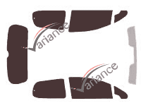 Kit pellicola oscurata Peugeot 307 (1) 3 porte (2001 - 2008) Kit pellicola oscurata Peugeot 307 (1) 3 porte (2001 - 2008)