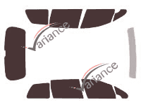 Peugeot 307 (1) SW Break 5 porte (2001 - 2008) kit pellicola colorata Peugeot 307 (1) SW Break 5 porte (2001 - 2008) kit pellicola colorata