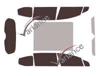 Kit pellicola oscurata Peugeot 5008 (1) 5 porte (2009 - 2017) Kit pellicola oscurata Peugeot 5008 (1) 5 porte (2009 - 2017)