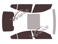 Peugeot 508 (2) 5-door sedan tinted film kit (since 2018) Peugeot 508 (2) 5-door sedan tinted film kit (since 2018)