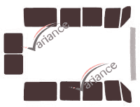 Peugeot Boxer (1) Long 5 doors (1994 - 2006) tinted film kit Peugeot Boxer (1) Long 5 doors (1994 - 2006) tinted film kit