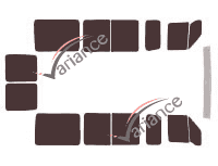 Tinted film kit Fiat Ducato (1) Extended & Raised 5 doors (1994 - 2006) Tinted film kit Fiat Ducato (1) Extended & Raised 5 doors (1994 - 2006)