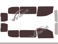 Tinted film kit Fiat Talento (3) Standard 5/6-door (since 2020) Tinted film kit Fiat Talento (3) Standard 5/6-door (since 2020)