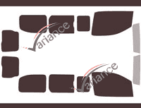 Tinted film kit Fiat Talento (3) Standard 5/6-door (since 2020) Tinted film kit Fiat Talento (3) Standard 5/6-door (since 2020)