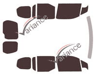 Tinted film kit Citroën Berlingo (3) 6-door short (since 2018) Tinted film kit Citroën Berlingo (3) 6-door short (since 2018)
