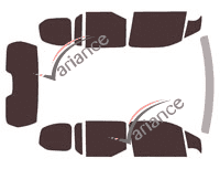 Tinted film kit Citroën Berlingo (3) 5-door short (since 2018) Tinted film kit Citroën Berlingo (3) 5-door short (since 2018)
