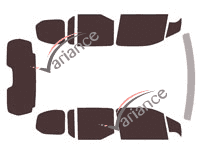 Tinted film kit Citroën Berlingo (3) 5-door short (since 2018) Tinted film kit Citroën Berlingo (3) 5-door short (since 2018)