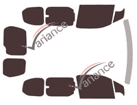 Tinted film kit Citroën Berlingo (3) 6-door short (since 2018) Tinted film kit Citroën Berlingo (3) 6-door short (since 2018)