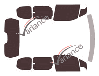 Tinted film kit Citroën Berlingo (3) 5-door short (since 2018) Tinted film kit Citroën Berlingo (3) 5-door short (since 2018)