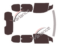 Tinted film kit Citroën Berlingo (3) 5-door short (since 2018) Tinted film kit Citroën Berlingo (3) 5-door short (since 2018)