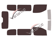 Peugeot Traveller (1) Compact 5-door tinted film kit (since 2016) Peugeot Traveller (1) Compact 5-door tinted film kit (since 2016)