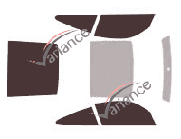 Tinted film kit Porsche 911 (5) Targa Coupe 2 doors (1998 - 2005) Tinted film kit Porsche 911 (5) Targa Coupe 2 doors (1998 - 2005)