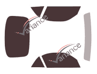 Tinted Film Kit Porsche 911 (5) Cabriolet -hard Top 2 doors (1998 - 2005) Tinted Film Kit Porsche 911 (5) Cabriolet -hard Top 2 doors (1998 - 2005)