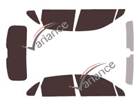 Tinted film kit Porsche Cayenne (3) 5-door (since 2018) Tinted film kit Porsche Cayenne (3) 5-door (since 2018)