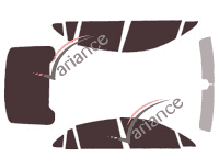 Tinted film kit Porsche Panamera (2) Sedan 4 doors (2017 - 2023) Tinted film kit Porsche Panamera (2) Sedan 4 doors (2017 - 2023)