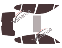 Tinted film kit Porsche Panamera (1) 4-door (2014 - 2017) Tinted film kit Porsche Panamera (1) 4-door (2014 - 2017)