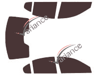 Tinted film kit Proton Persona Sedan 4-door (2007 - 2016) Tinted film kit Proton Persona Sedan 4-door (2007 - 2016)