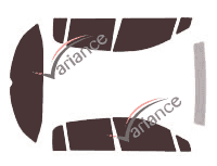 Kit film teinté Renault Vel Satis 5 portes (2001 - 2010) Kit film teinté Renault Vel Satis 5 portes (2001 - 2010)