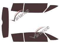 Kit getönte Folie Renault Avantime (1) 3-Türer (2001 - 2003) Kit getönte Folie Renault Avantime (1) 3-Türer (2001 - 2003)