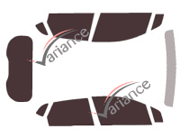 Kit de láminas tintadas Renault Captur (1) 5 puertas (2013 - 2020) Kit de láminas tintadas Renault Captur (1) 5 puertas (2013 - 2020)