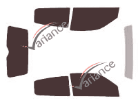 Kit film teinté Renault Clio (2) 3 portes (1998 - 2005) Kit film teinté Renault Clio (2) 3 portes (1998 - 2005)