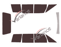 Kit pellicola colorata Renault Espace (1) Fase 2 5 porte (1988 - 1991) Kit pellicola colorata Renault Espace (1) Fase 2 5 porte (1988 - 1991)